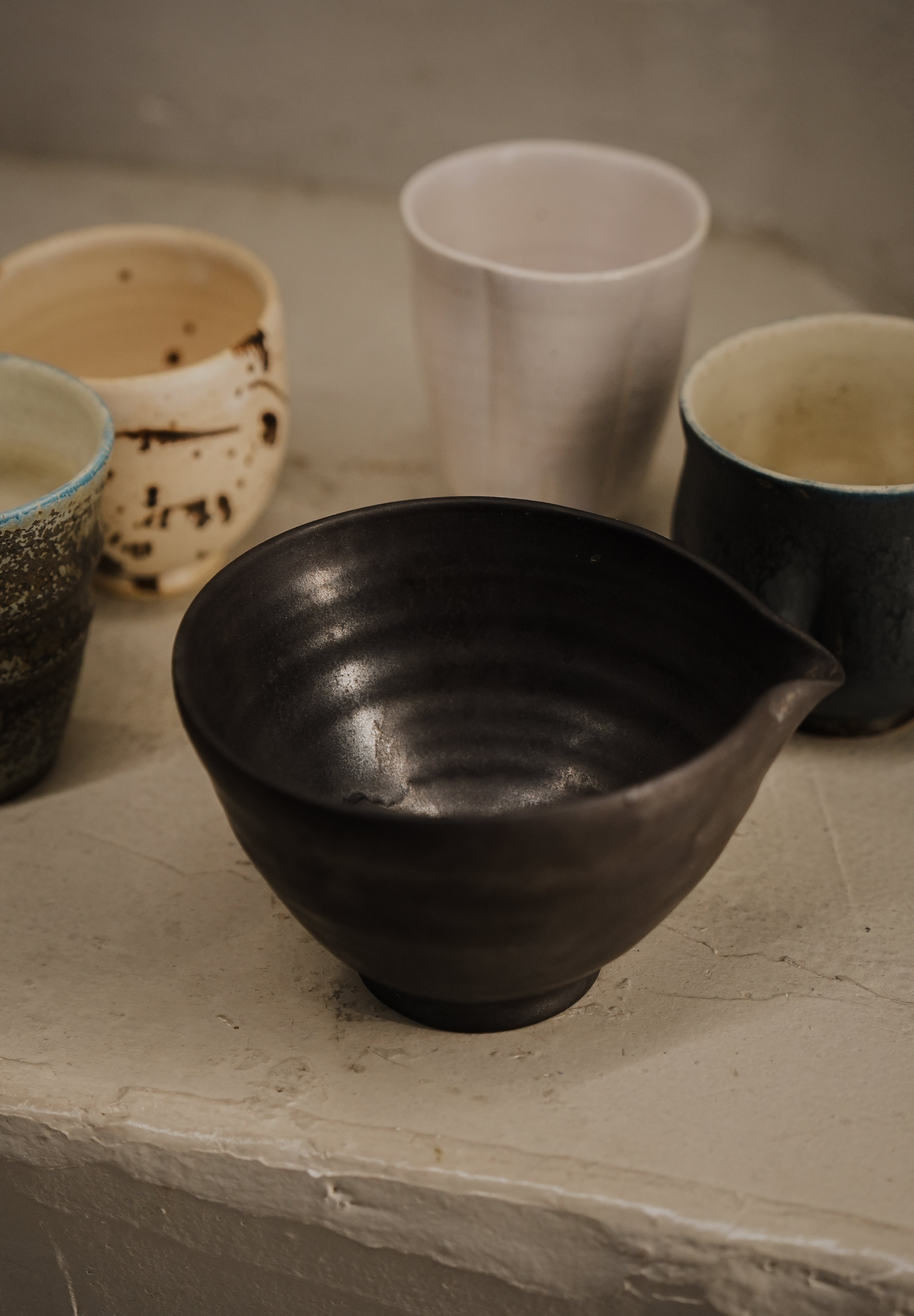 Nori x Eko Ceramics Black bowl